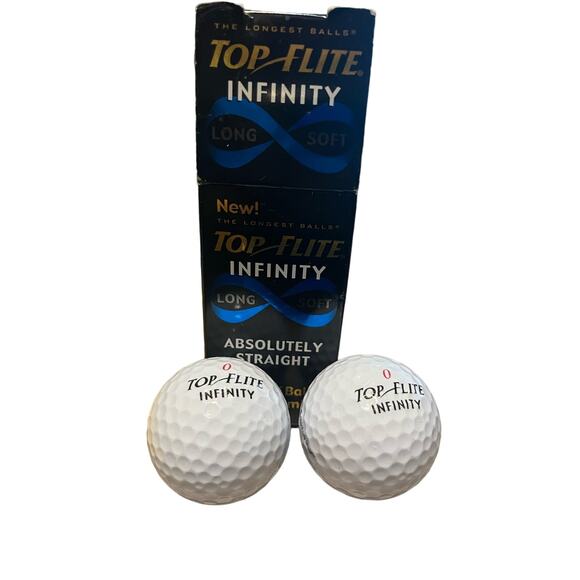 NEW ! Set of 2 Top-Flite Infinity Golf Balls - Picture 1 of 4